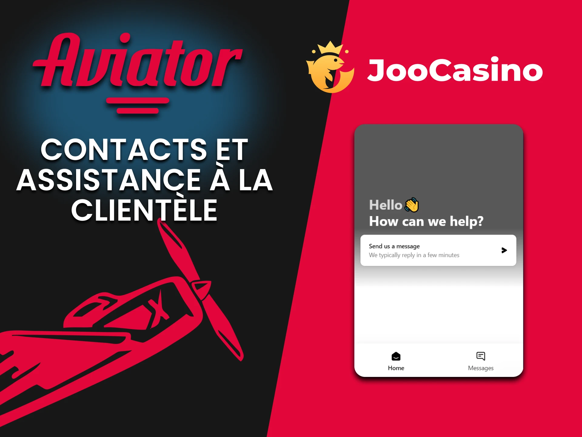 Joo Casino propose un chat en direct pour assister les joueurs d'Aviator.