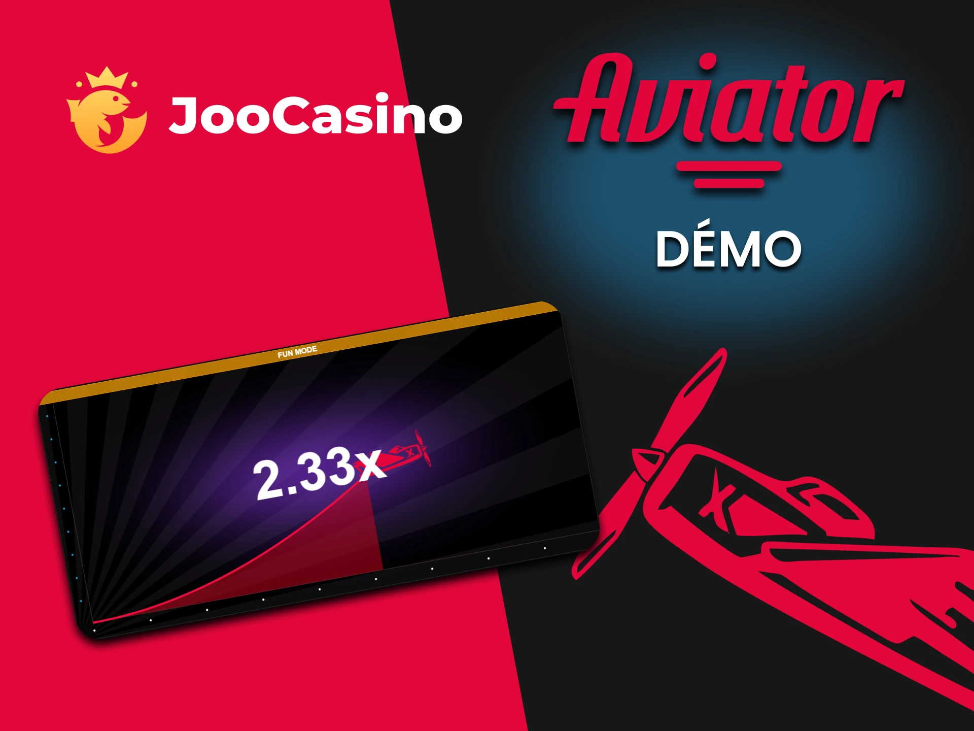 Joo Casino propose une version démo du jeu Aviator.