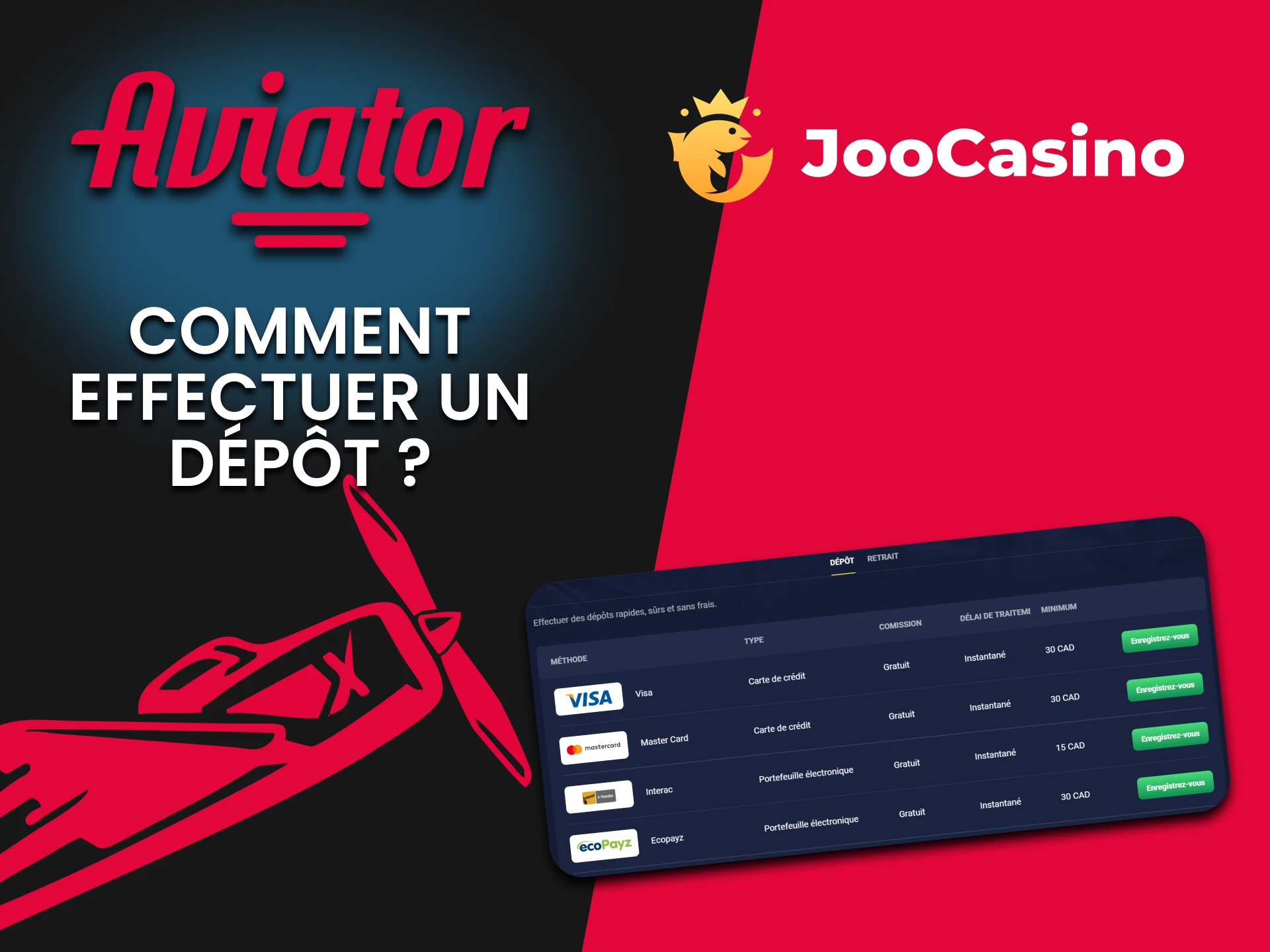 Nous vous parlerons de la méthode de reconstitution des fonds pour Aviator sur Joo Casino.