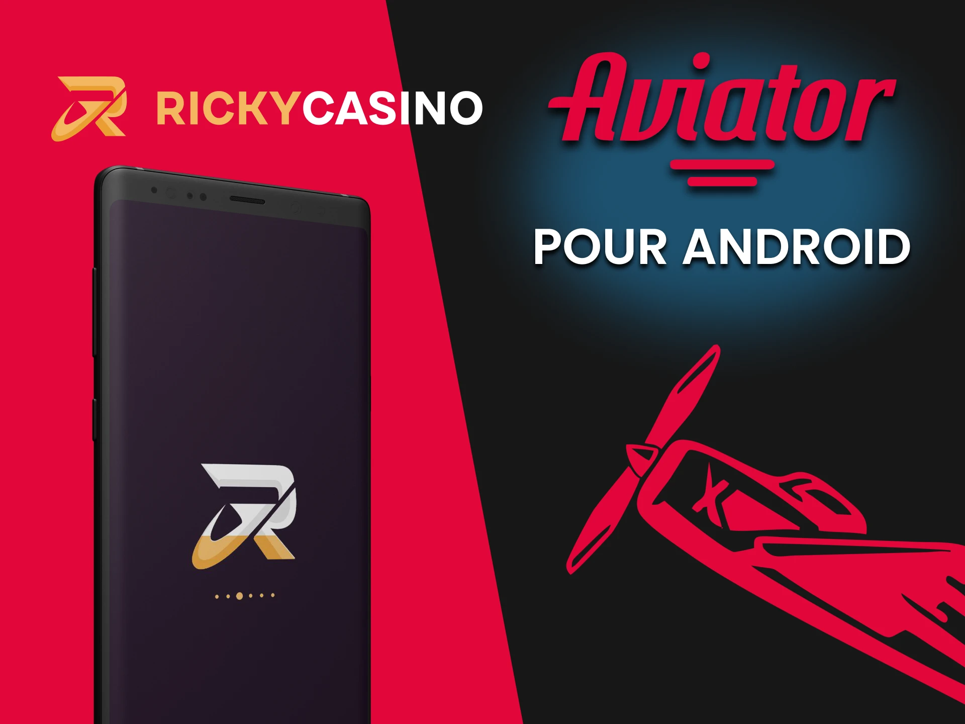 Téléchargez des applications Android pour jouer à Aviator depuis Ricky Casino.