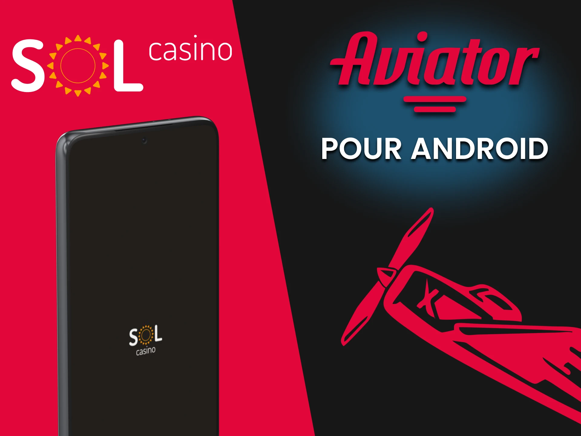 Téléchargez des applications Android pour jouer à Aviator depuis Sol Casino.