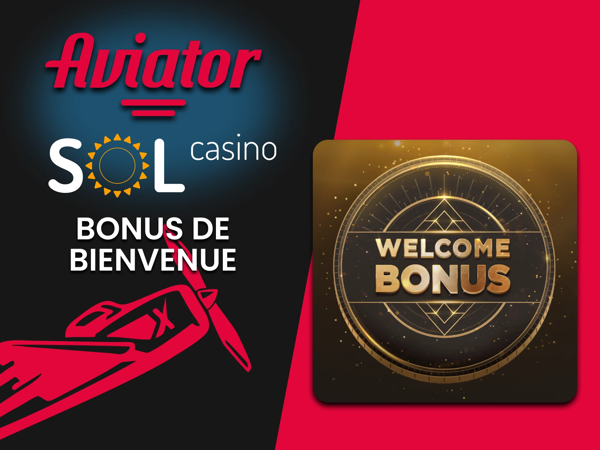 Sol Casino offre un bonus de bienvenue à l'Aviator.