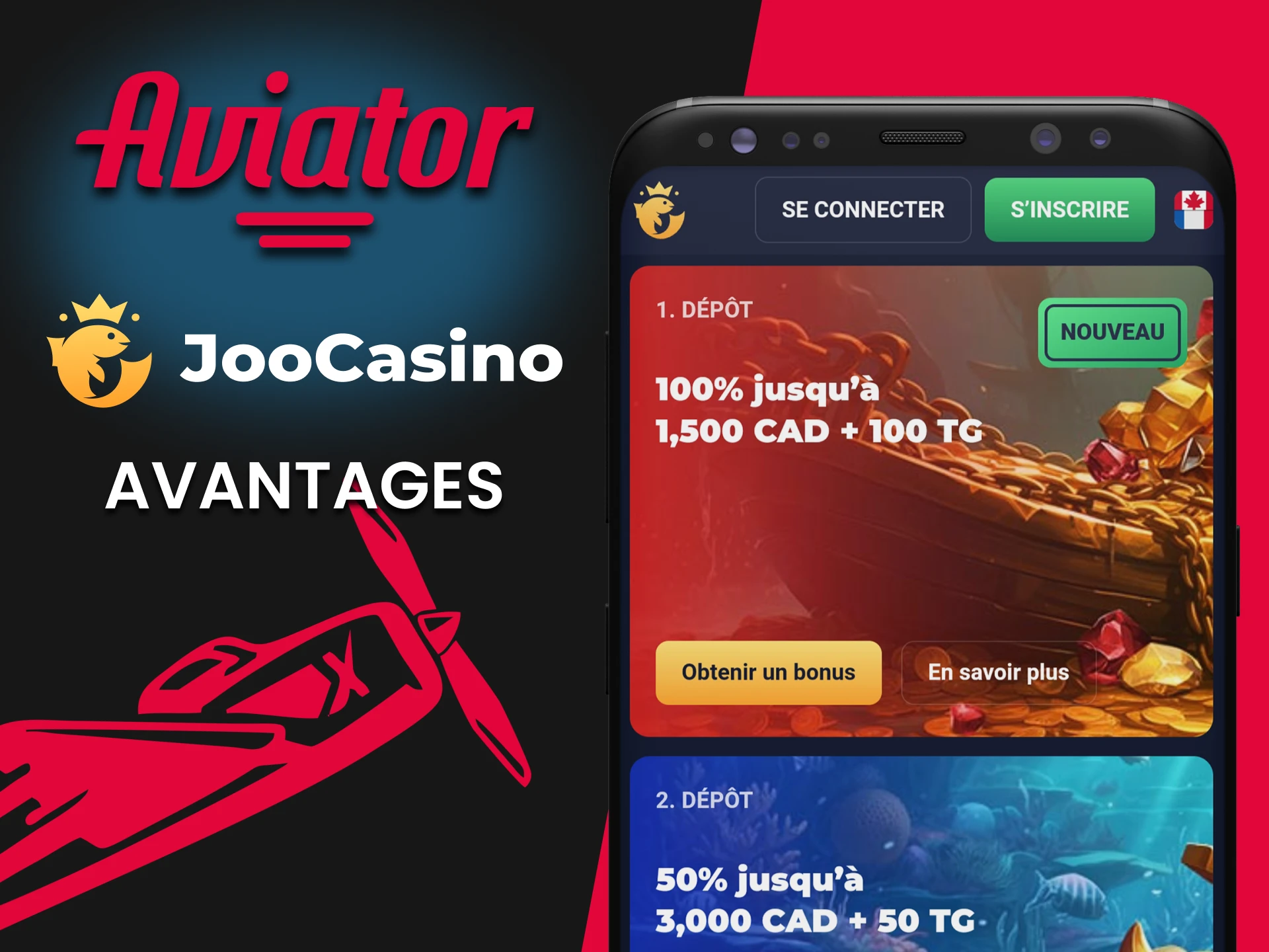 Nous vous parlerons des avantages de l'application Joo Casino pour Aviator.