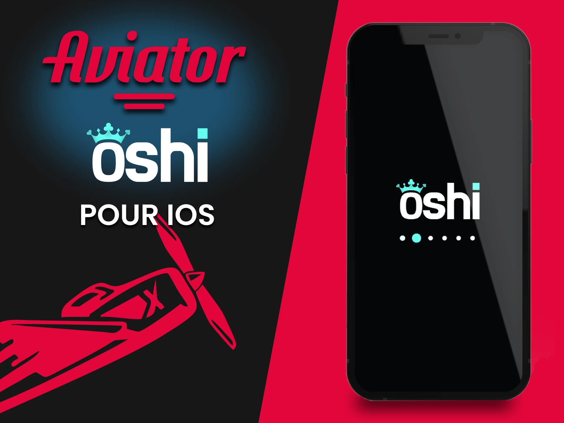 Téléchargez l'application Oshi Casino pour jouer à Aviator sur iOS.
