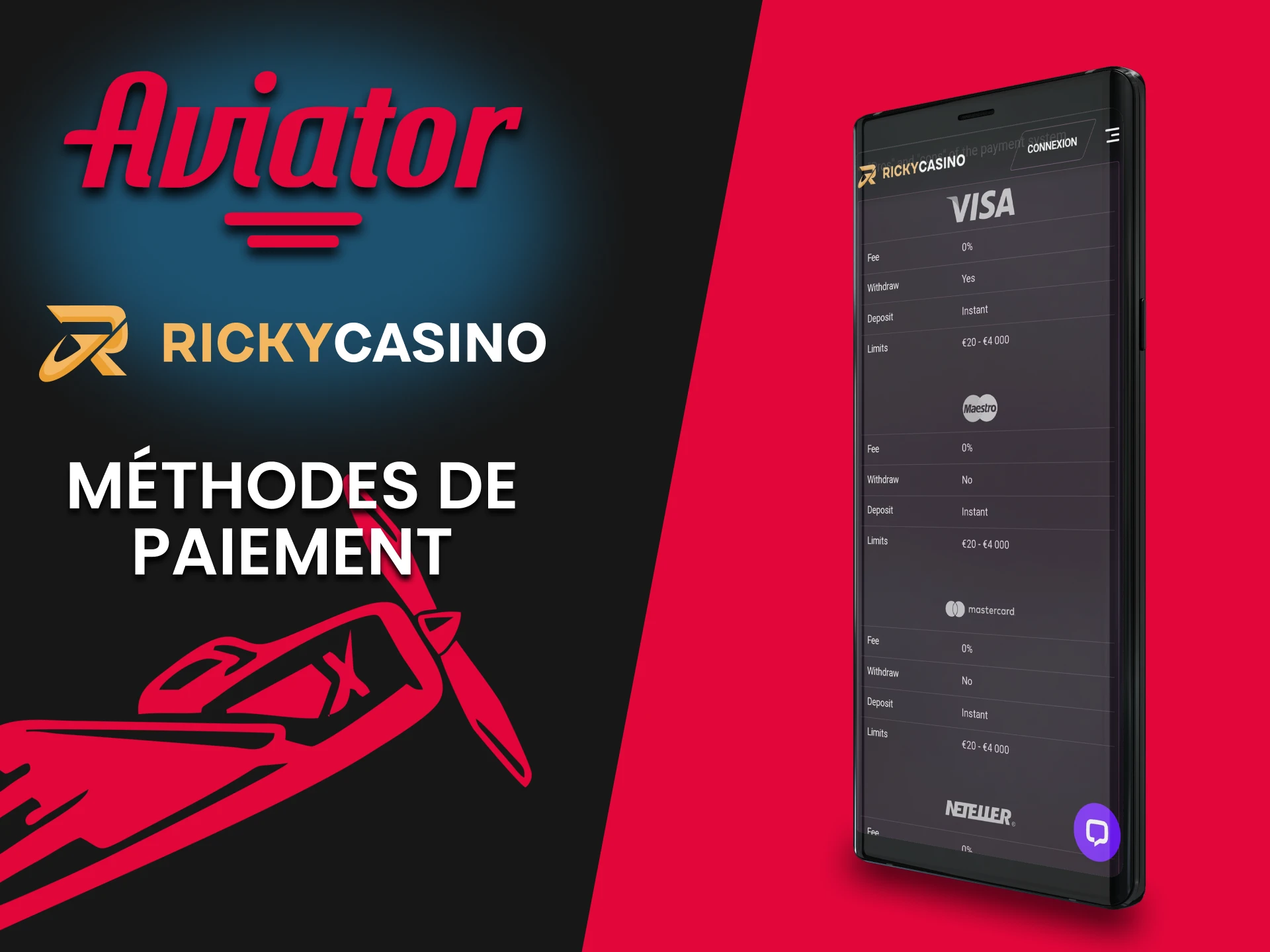 Nous vous parlerons d'Olate dans l'application Ricky Casino pour Aviator.