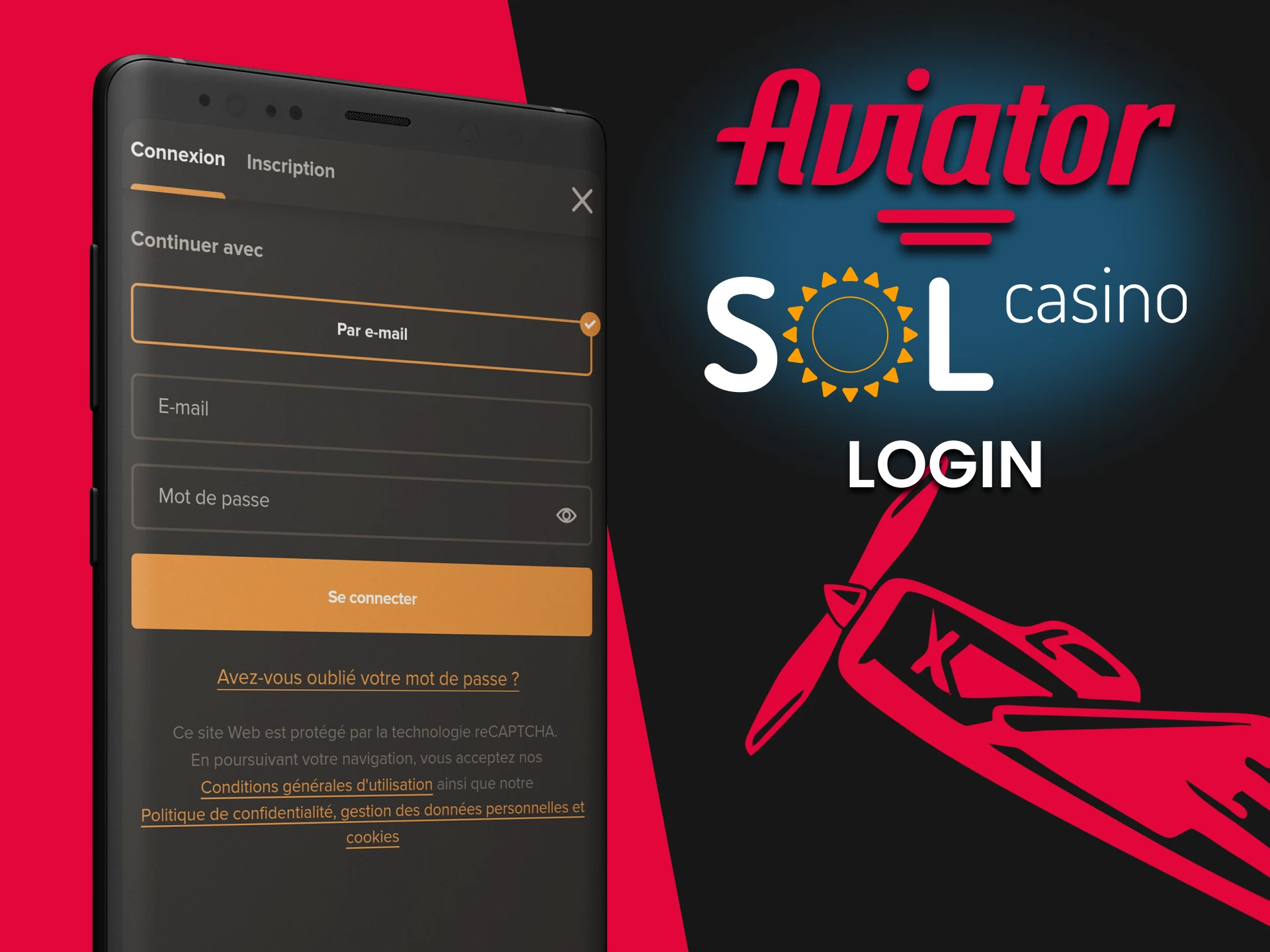 En vous connectant à votre compte personnel de l'application Sol Casino, vous pouvez jouer à Aviator.