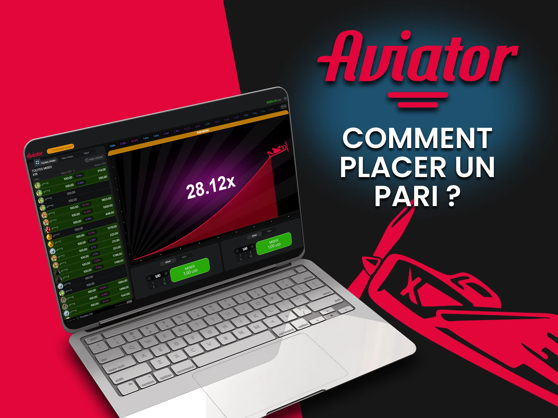 Nous vous expliquerons comment commencer à parier dans le jeu Aviator.