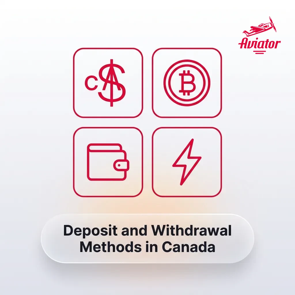 Various payment method logos including Interac, Visa, Mastercard, and cryptocurrency options for Canadian casino transactions