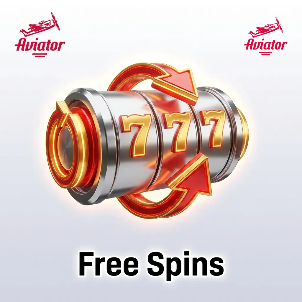 Casino free spins promotion allowing players to bet without using their own money on eligible games
