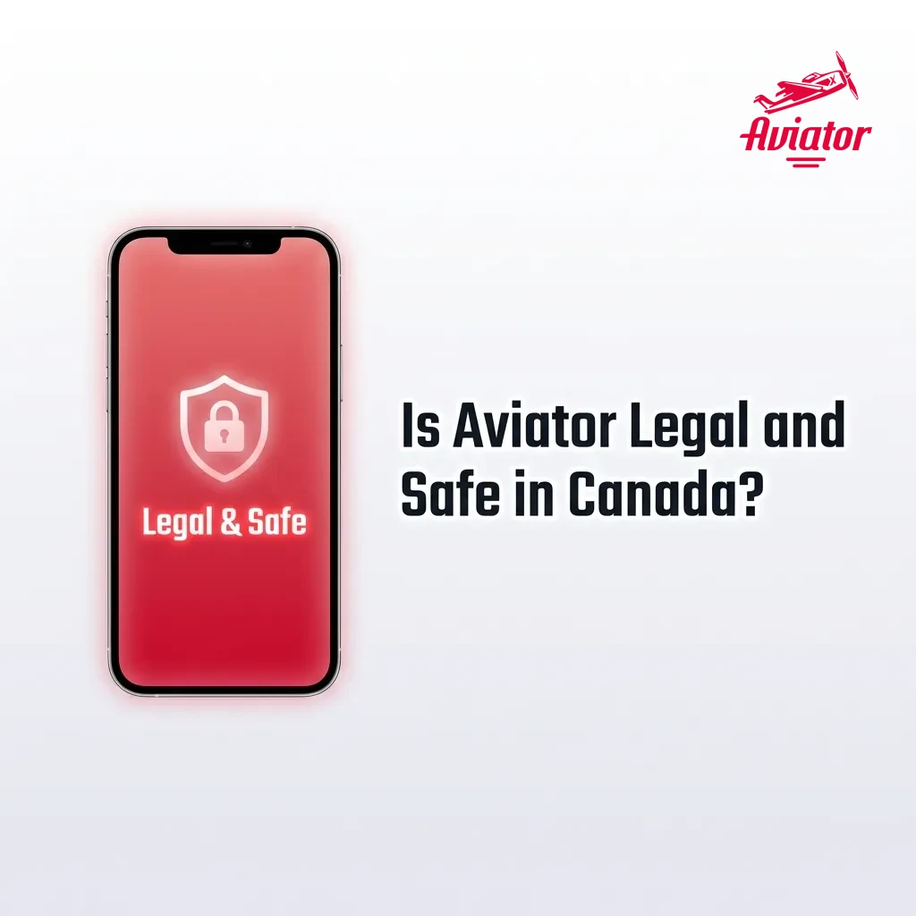 Aviator game interface showing safety features like SSL encryption and licensing badges on Canadian casino site