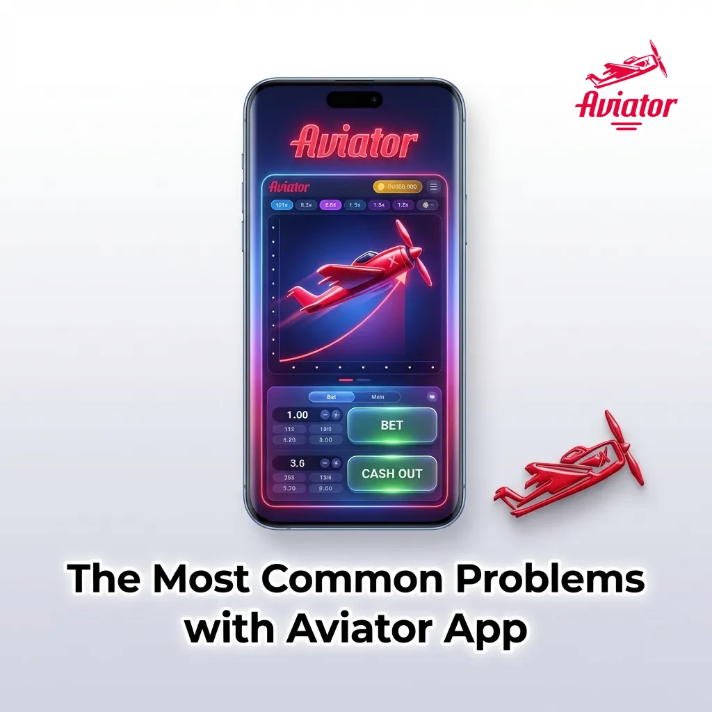 Troubleshooting guide showing common Aviator app issues including installation, loading, login, deposits, and crashes with solutions