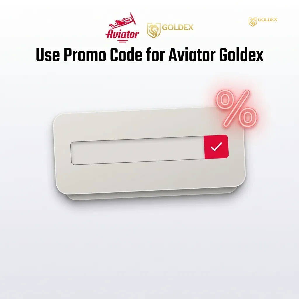 Players entering promo code FLYHIGH on Aviator Goldex platform to unlock bonus rewards and free bets