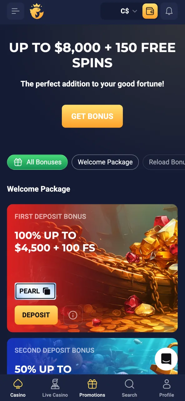 Claim your Joo Casino bonus before playing.